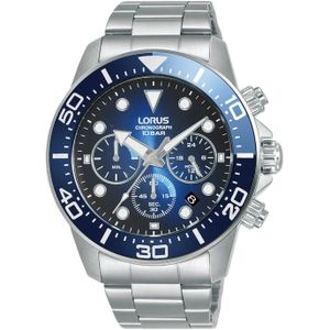 Lorus Heren Horloge Zilverkleurig Chronograaf 100m RT343JX9