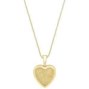 9 Karaat ketting met hartmedaillon