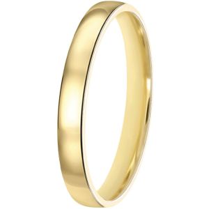 14K geelgouden heren trouwring 3mm Dunya TW 303