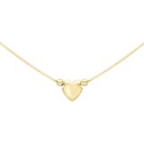 9 Karaat ketting met hart