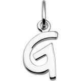Zilveren  letterhanger G