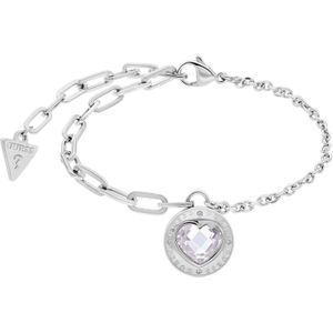 Guess stalen armband ROLLING HEARTS