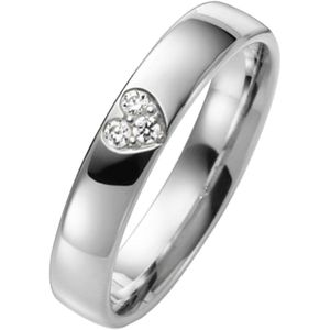 Palladium trouwring diamant Duizendschoon H93P