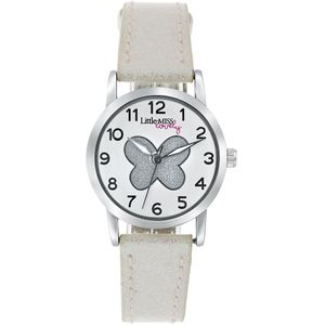 Little Miss Lovely Kinder Horloge Wit PU leer