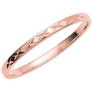 14K rosegouden dames  trouwring Balance H233R