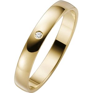 14K geelgouden trouwring diamant Senna Dames H35