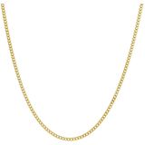 14 Karaat geelgouden ketting gourmet 1,00mm