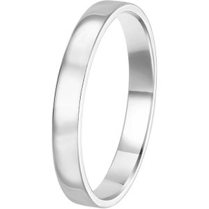 14K witgouden dames trouwring 3mm Esra TW 306
