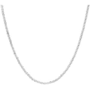 Myla stalen ketting met schakel gedraaid voor dames