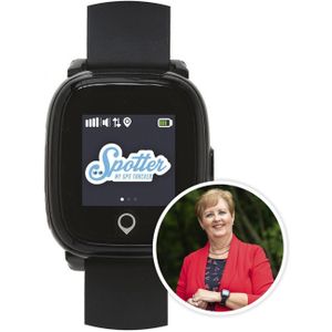 Spotter Digitaal Horloge Zwart met GPS SPW-B1701