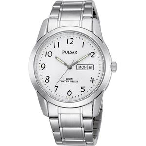 Pulsar Heren Horloge Zilverkleurig PJ6025X1