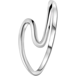 Zilveren ring golf