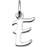 Zilveren  letterhanger E
