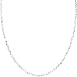 Zilveren ketting jasseron