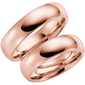 14 K rose gouden trouwring Delphine Dames H60R