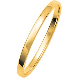9 karaat gele dames trouwring Gentle H237