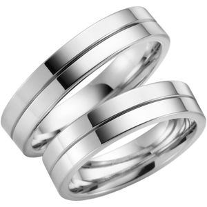 Palladium trouwring Orchid Heren H41P