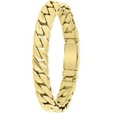 Stalen goldplated herenarmband gourmet