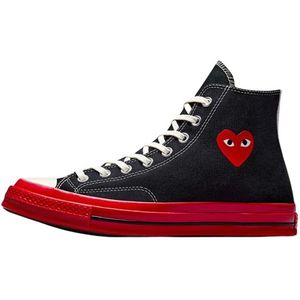 Converse Chuck Taylor All-Star 70 Hi Comme Des Garcons PLAY Black Red Midsole - EU 41.5