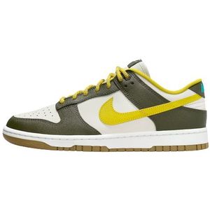 Nike Dunk Low Retro Premium Cargo Khaki Vivid Sulfur - EU 44