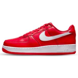 Nike Air Force 1 Low '07 Retro Color of the Month University Red White - EU 45