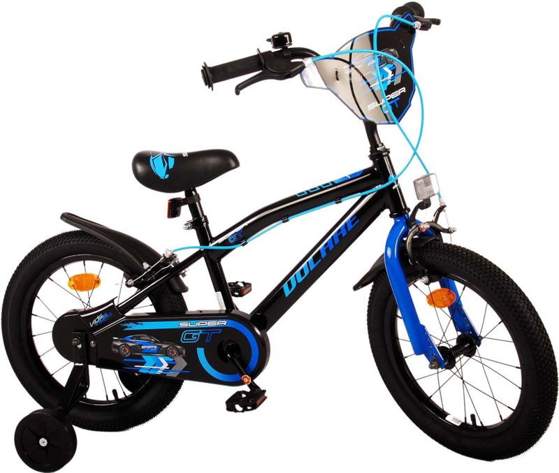 TPFSports Super GT Kinderfahrrad - Jungen - 16 Zoll - Blau / 2 Handbremsen