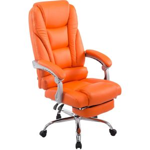 TPFLiving Bürostuhl Pacira Kunstleder - Orange