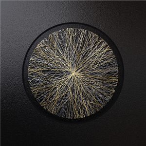 TPFLiving Kunstdruck auf Leinwand / Abstrakt Gold Schwarz / 6 Motive in 5 Größen - ohne Rahmen - Modell TPFL-LW-20-MB - 40x40cm