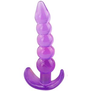 TPFSecret Perlen Analdildo Plug für Männer und Frauen verschiedene Farben - Lila