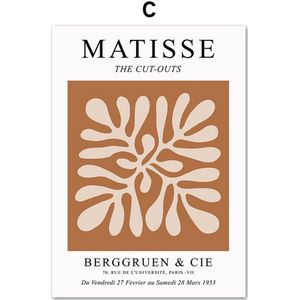 TPFLiving Poster Leinwand / Henri Matisse, Bergruen & CIE - / Verschiedene Größen - OHNE Rahmen - Modell C - 13x18cm