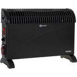 Mesko Elektrische Konvektorheizung â€“ MIT regelbarem Thermostat & 24H Timer â€“ 3 Heizstufen â€“ 2000 W â€“ Bis zu 20 mÂ² â€“ Schwarz