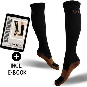 Kompressionssocken 3 Paar - Stützsocken Damen und Herren - Kompressionssocken - Laufsocken - Sportsocken - Größe 36-40 S/M
