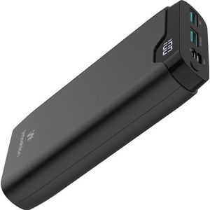 Imoshion Powerbank 20000 mAh - Schnellladegerät 22,5W - LED-Anzeige - USB-C & USB-A - Universal-Powerbank geeignet für iOS/Android, u.a. -