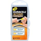 Duracell Activair 10 Batterien für Hörgeräte 6 Stück