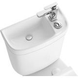 FLO COMPLEET Toilet met ingebouwde wasbak en kraan