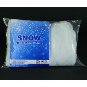 Sneeuwdeken 100 x 100 cm | wit | polyester | 123led huismerk