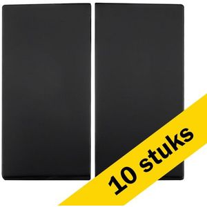 10x Bedieningswip Serieschakelaar E1 Mat Zwart