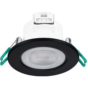 Sylvania led Inbouwspot | YourHome | 2700-4000K | Ø 87 mm | IP44 | Dimbaar | 5.5W | Zwart