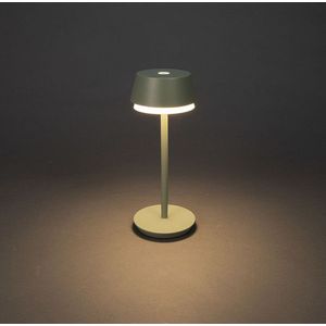 Konstsmide oplaadbare tafellamp | Lyon | 2700-4000K | IP54 | 2.5W | Groen/Grijs