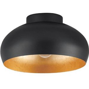 Eglo Plafondlamp E27 | Mogano 2 | Ø 28 cm | IP20 | Zwart/Goud