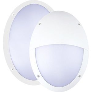 LED Bulleye lamp | Incl. 2 covers | 2700K | IP66 | Wit | 8.5W