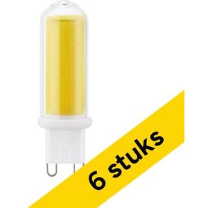 6x Sylvania G9 LED capsule | COB | Helder | 4000K | 2.3W (25W)