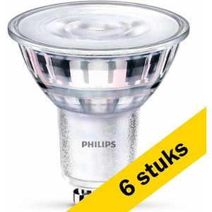 6x Philips GU10 LED spot | 3000K | 3.5W (35W)