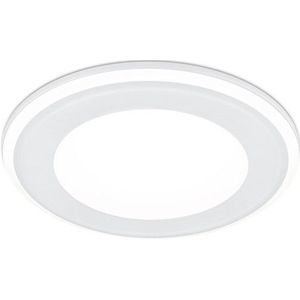 Trio Aura led inbouw downlighter Ø 14 cm rond mat wit 10W