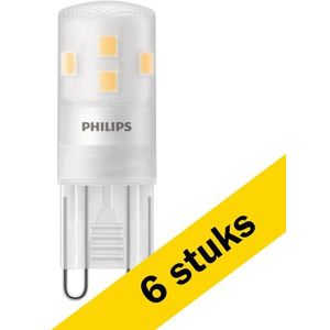 6x Philips G9 LED capsule | SMD | Mat | 2700K | 1.9W (25W)