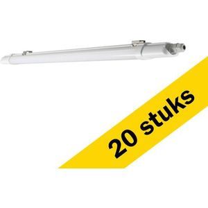 20x Ledvance Submarine Slim LED TL armatuur 150 cm | incl. LED strip | 4000K | 2160 lumen | IP65 | 24W