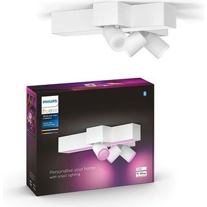 Philips Hue Centris opbouwspot - wit en gekleurd licht - 3-spots - wit - kruisvorm