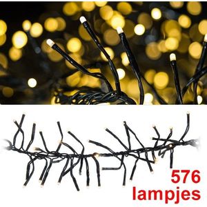 Clusterverlichting 7 meter | extra warm wit | 576 lampjes met controller