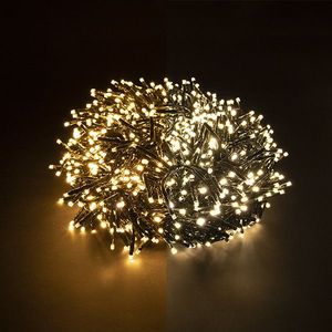 Clusterverlichting 14 meter | extra warm wit & warm wit | 1512 lampjes