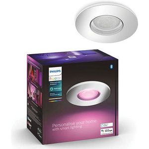 Philips Hue Xamento badkamer inbouwspot | Rond | Chroom | White en Color Ambiance | 3 stuks